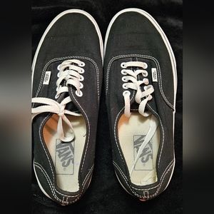 Black Vans shoes, women's size 10